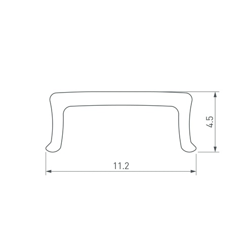 Экран призматический FANTOM-W12-2000 BLACK (Arlight, Пластик)