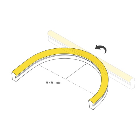 Лента герметичная HALO-SIDE-A160-15x25mm 24V White6000 (10 W/m, IP67, 5m, wire x1) (Arlight, Вывод боковой, 3 года)