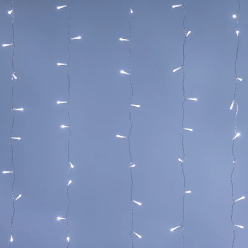 Светодиодная гирлянда ARD-CURTAIN-HOME-1500x1500-CLEAR-144LED White (230V, 6W) (Ardecoled, IP20)