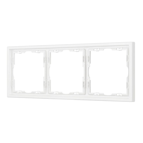 Рамка пластиковая FRM-NOBE-SFPL-3-WH (Arlight, -)