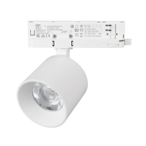 Светильник LGD-DYKE-4TR-R90-26W Day4000 (WH, 38 deg, 230V, DALI) (Arlight, IP20 Металл, 5 лет)