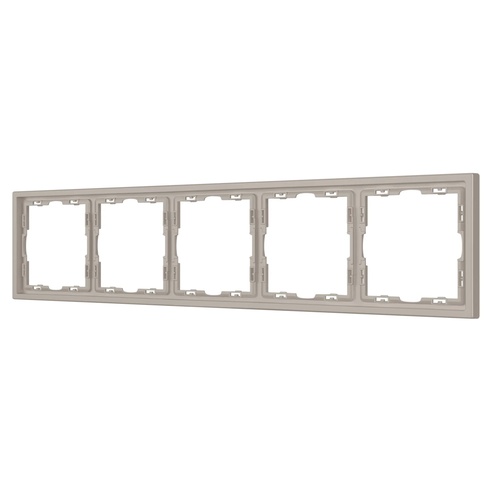Рамка пластиковая FRM-NOBE-SFPL-5-CA (Arlight, Кашемир)