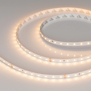 Лента светодиодная RT-A80-8mm 24V Warm2700 (6 W/m, IP20, 2835, 5m) (Arlight, высок.эфф.150 лм/Вт)