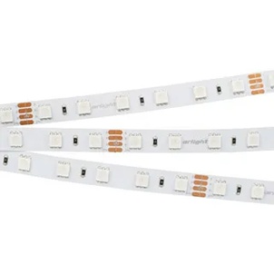 Лента RT-B70-10mm 24V RGB (14 W/m, IP20, 5m) (Arlight, Открытый)