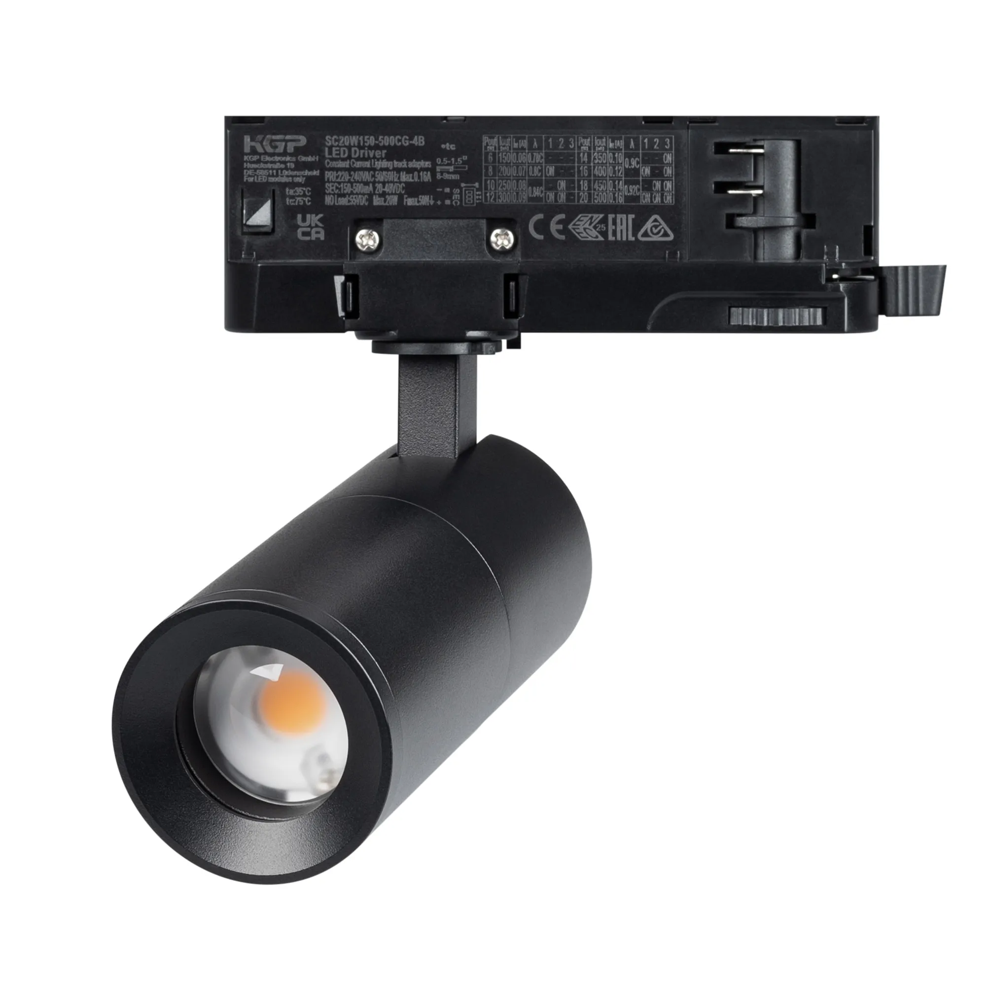 Светильник LGD-ARTEMIS-TRACK-4TR-R55-12W Warm2700 (BK, 8-80 deg, 230V, TRIAC) (Arlight, IP20 Металл, 5 лет)