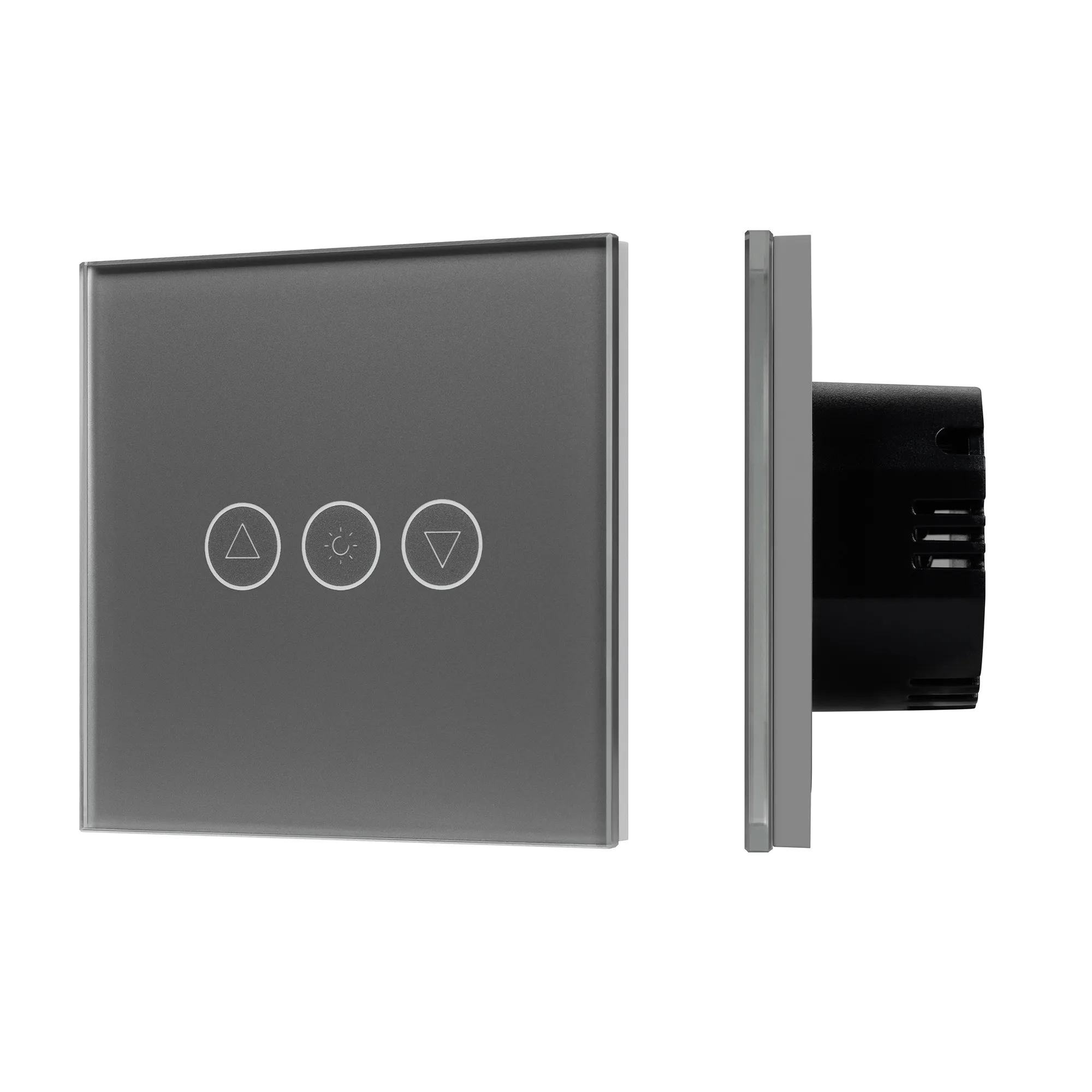 Светорегулятор сенсорный с Zigbee управлением SWT-OMALI-SD3-ZB-GR (250V, 500W) (Arlight, Стекло) - изображение товара