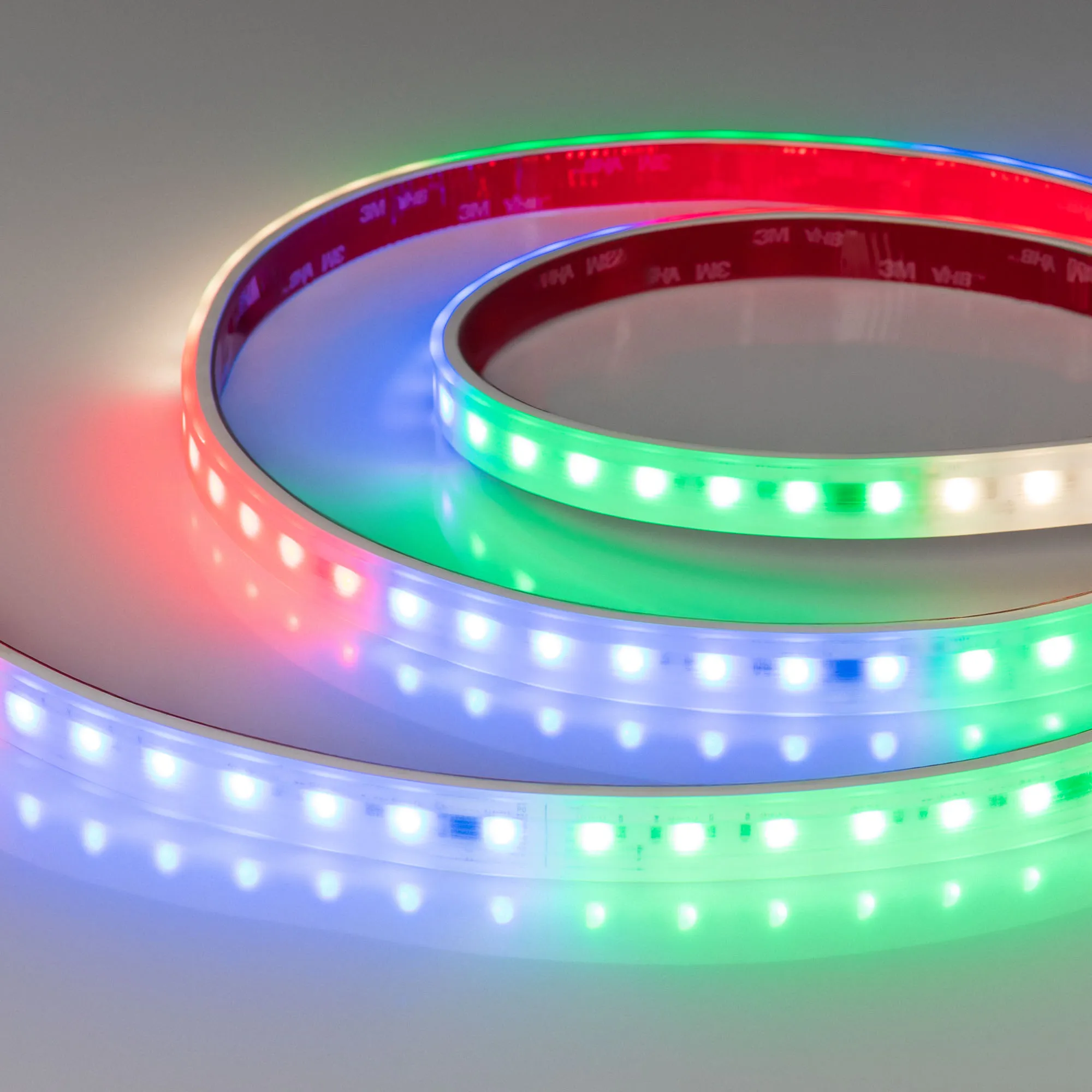 Лента герметичная DMX-PS-B70-14mm 24V RGBW-Day-PX7 (17 W/m, IP67, 5060, 5m) (Arlight, -) - изображение товара