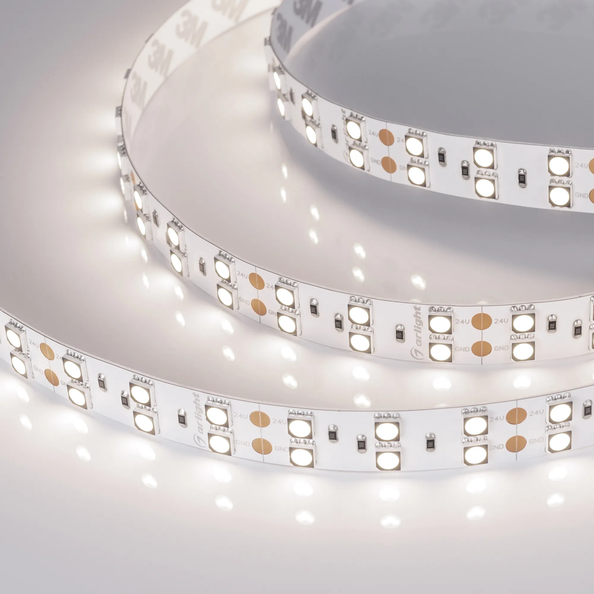 Лента светодиодная RT-B120-15mm 24V Day5000 CRI98 (28.8 W/m, IP20, 5060, 5m) (Arlight, Открытый) - изображение товара