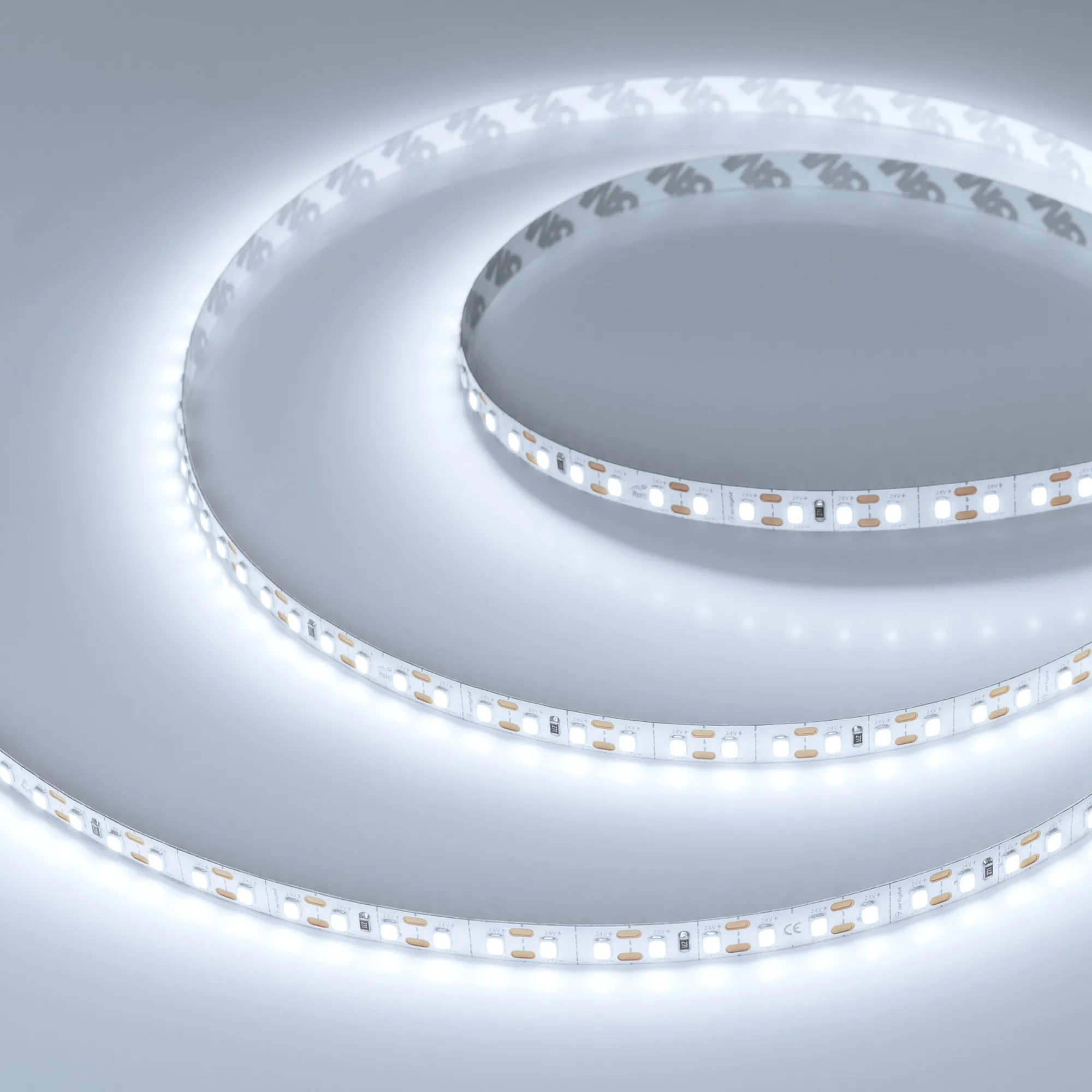 Лента FC-A120-8mm 24V White6000-CX1 (5 W/m, IP20, 5m) (Arlight, резка 1 светодиод) - изображение товара