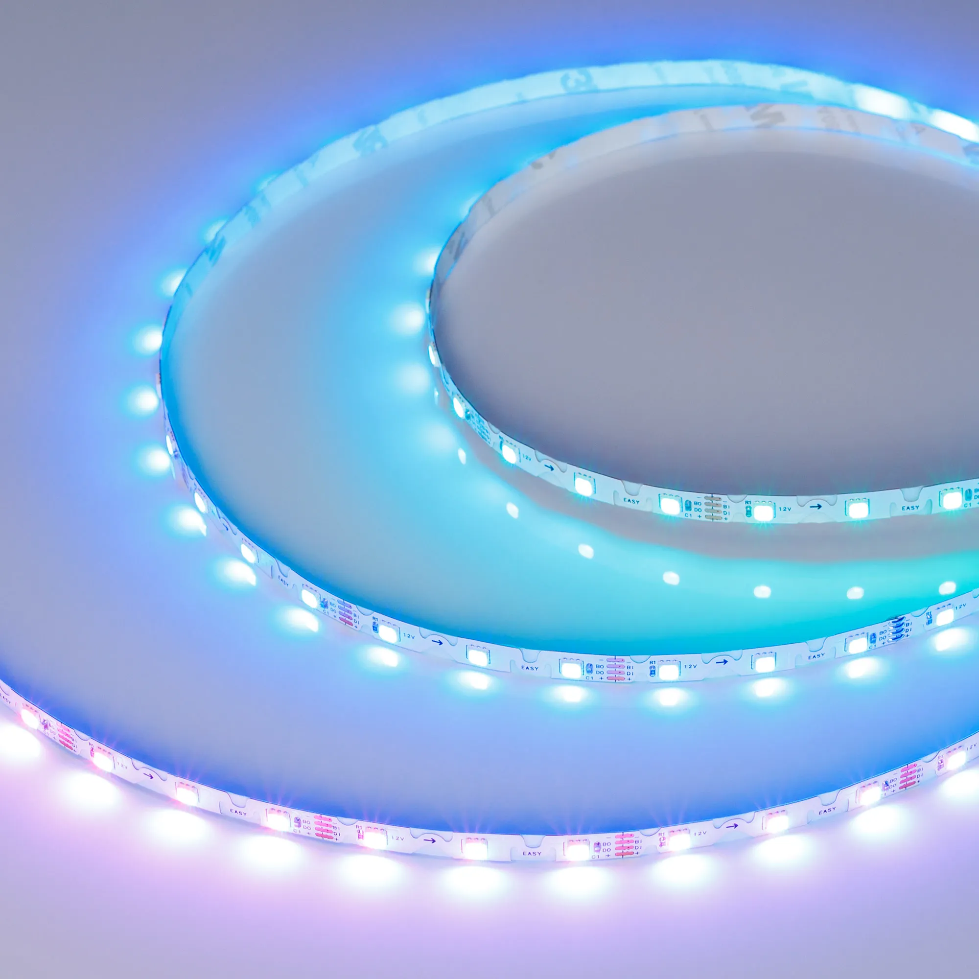 Лента светодиодная SPI-RZ-F60-6mm 12V RGB-PX1-BPT (7 W/m, IP20, 3535, 5m) (Arlight, -)