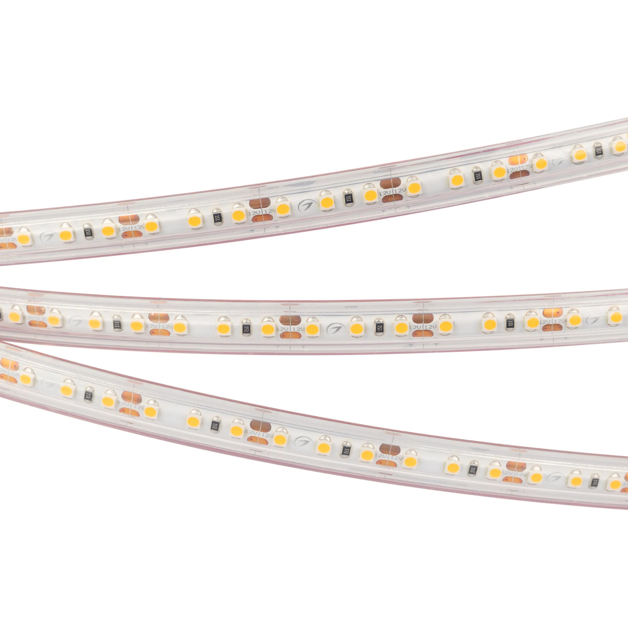 Лента светодиодная RTW 2-5000PS 12V White6000 2x (3528, 600 LED, LUX) (Arlight, 9.6 Вт/м, IP67) - изображение товара