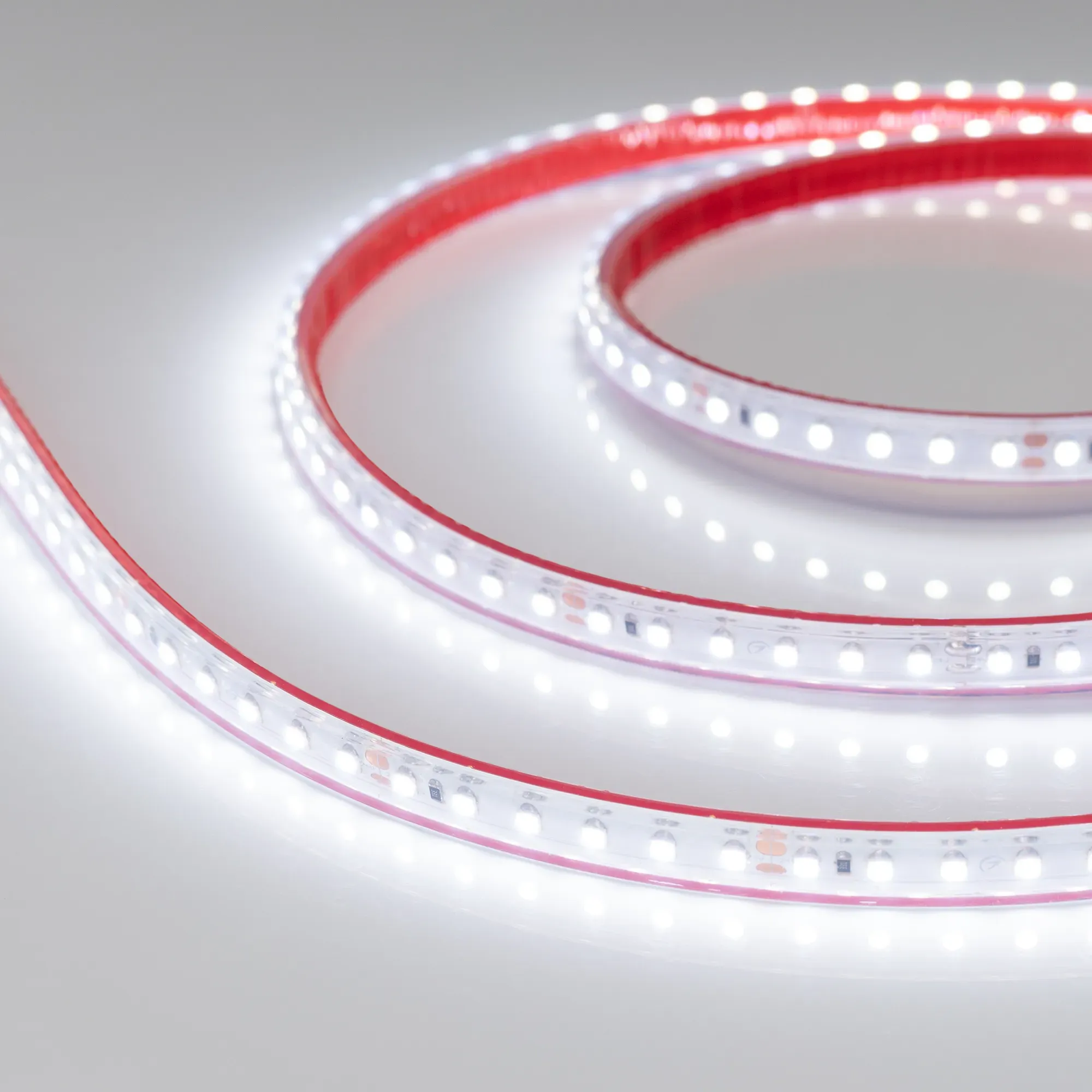 Герметичная светодиодная лента Arlight RTW-PS-A120-10mm, 24V, белый 6000K, мощность 9.6Вт/м, IP67, 5м - изображение товара