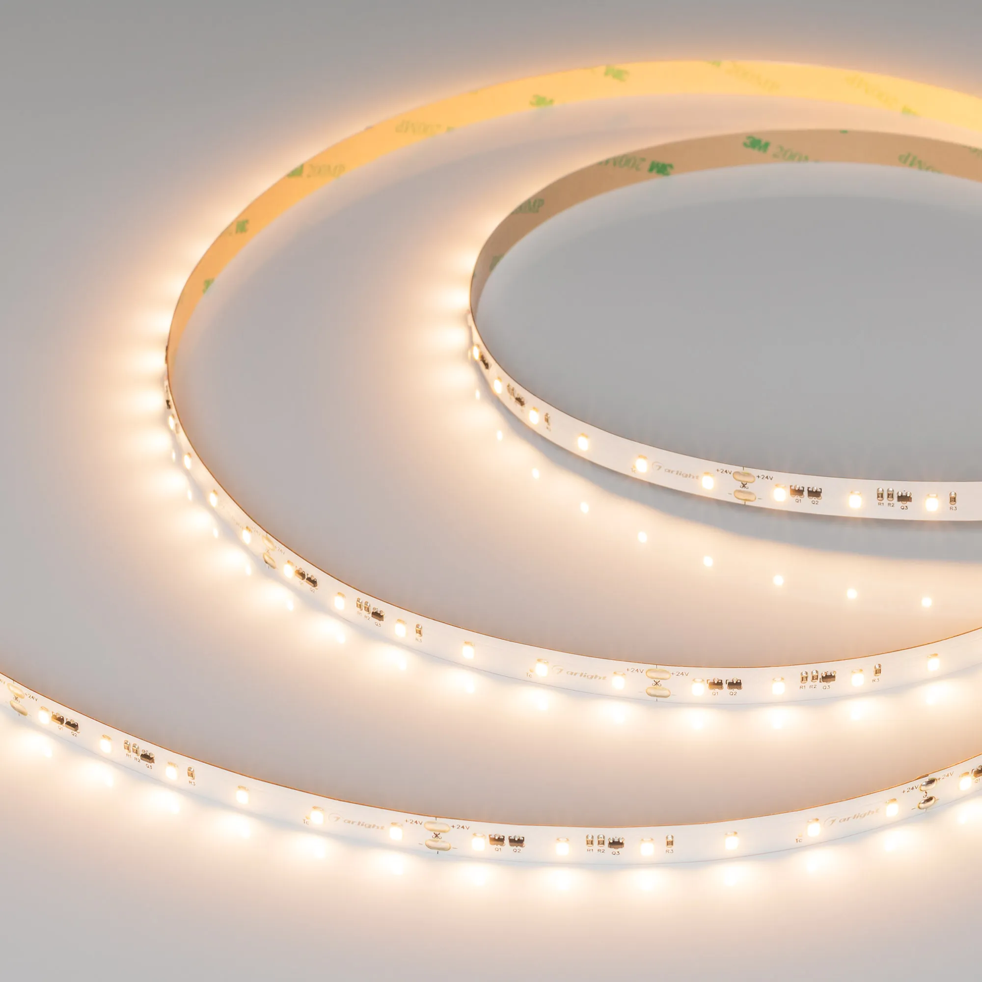 Лента светодиодная IC-A60-10mm 24V Warm2700 (4.8 W/m, IP20, 2835, 20m) (Arlight, 4.8 Вт/м, IP20) - изображение товара